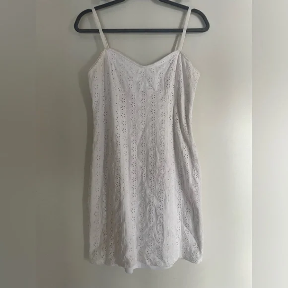 knee length dresses for ladies Love Song Tiered Mini Dress in White S / White main image 0